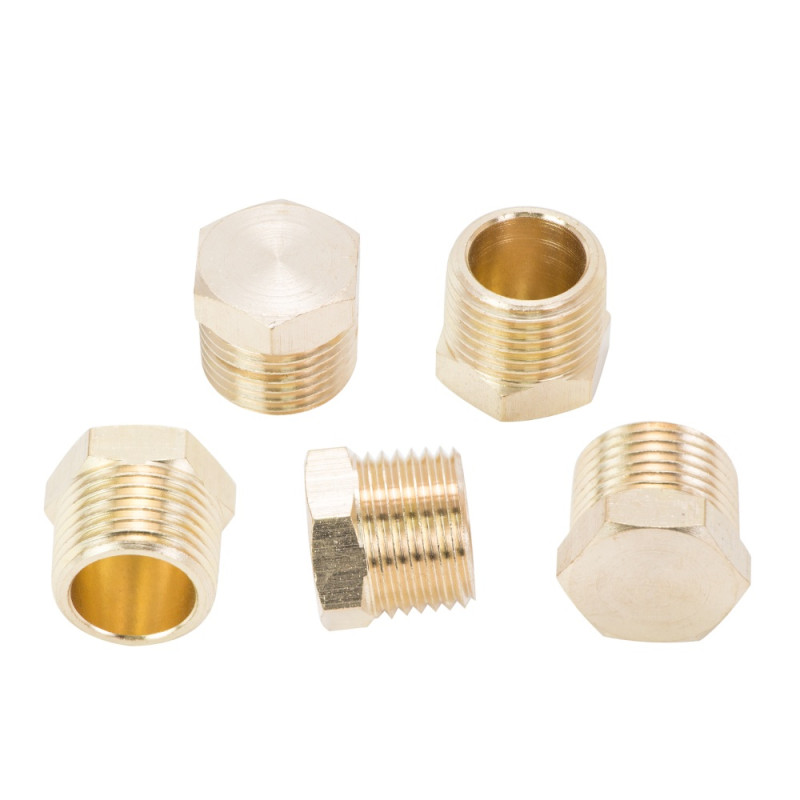 SIGMA Заглушка с наружным резьбовым соединением MT 1/2" (латунь) (7025931) (5 шт)