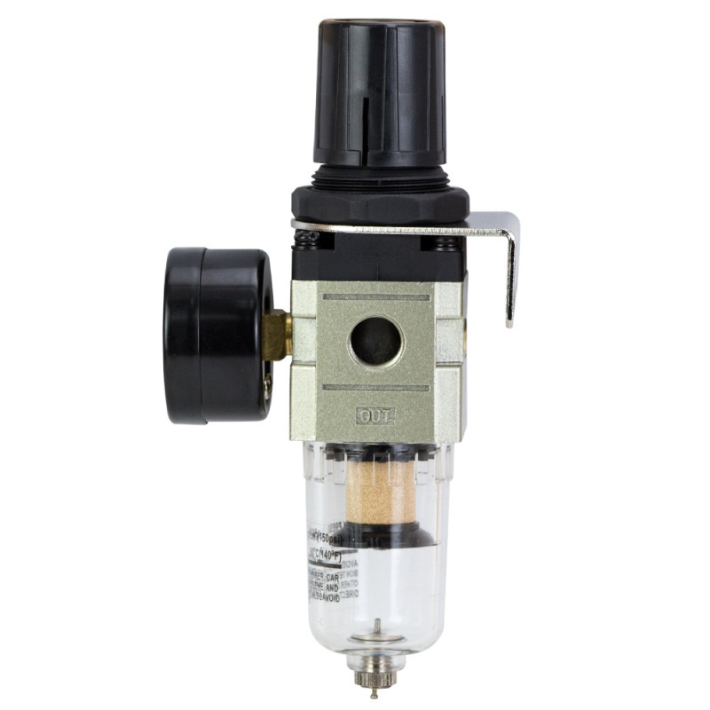 SIGMA Фильтр-влагоотделитель с редуктором и манометром 600 л/мин 1/4" REFINE (7034341)