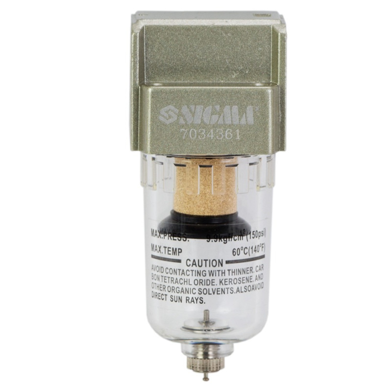 SIGMA Фильтр-влагоотделитель 750 л/мин 1/4" REFINE (7034361)