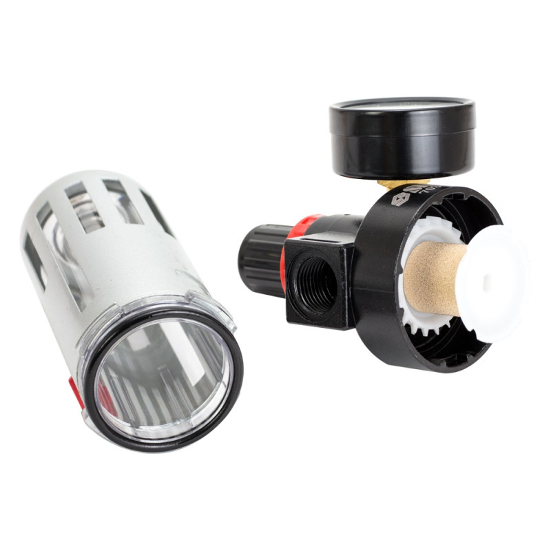 SIGMA Фильтр-влагоотделитель с редуктором и манометром 1200 л/мин 1/2" (7034461)