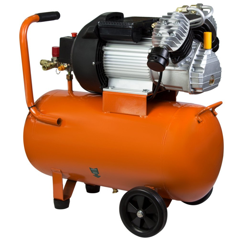 Grad Компрессор V 2.5кВт 435л/мин 8бар 50л (2 крана) (7043945)