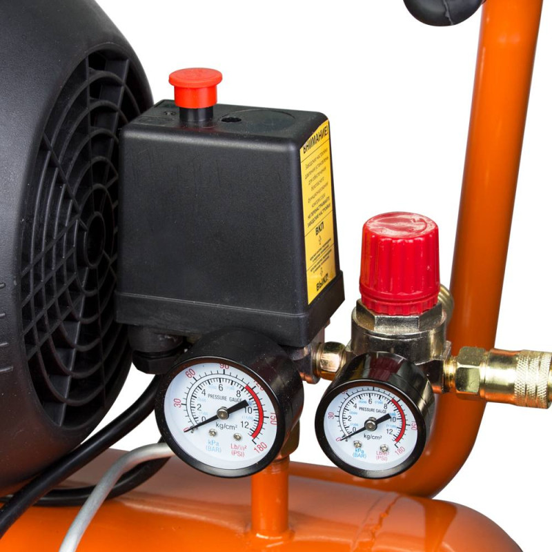 Grad Компрессор V 2.5кВт 435л/мин 8бар 50л (2 крана) (7043945)