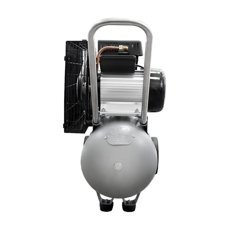 SIGMA Компрессор двухцилиндровый ременный 2.5кВт 335л/мин 10бар 50л (2 крана) (7044121)