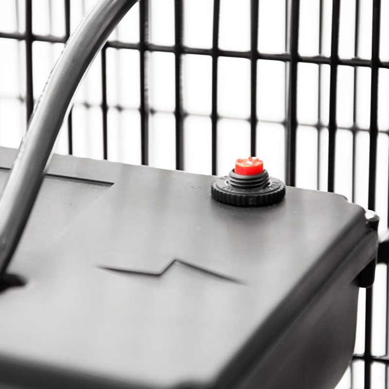 SIGMA Компрессор двухцилиндровый ременный 2.5кВт 335л/мин 10бар 50л (2 крана) (7044121)