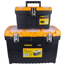 SIGMA Набор ящиков для инструмента 2в1 металлические замки 320×155×187мм, 486×267×320мм (7403511)