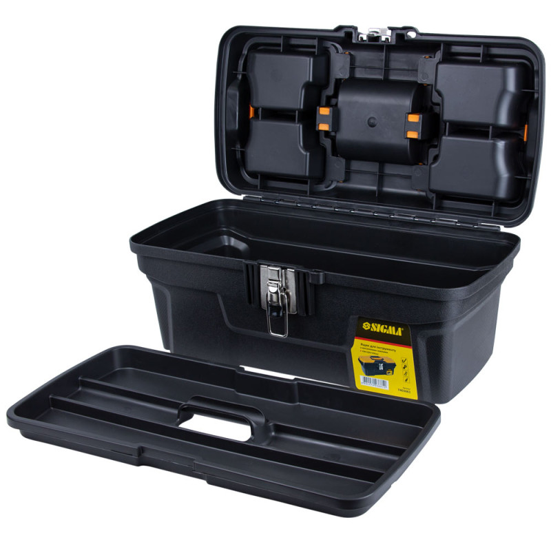 SIGMA Ящик для инструмента (металлические замки) 434×239×194мм (7403661)