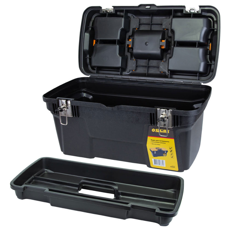 SIGMA Ящик для инструмента (металлические замки) 582×310×234мм (7403681)