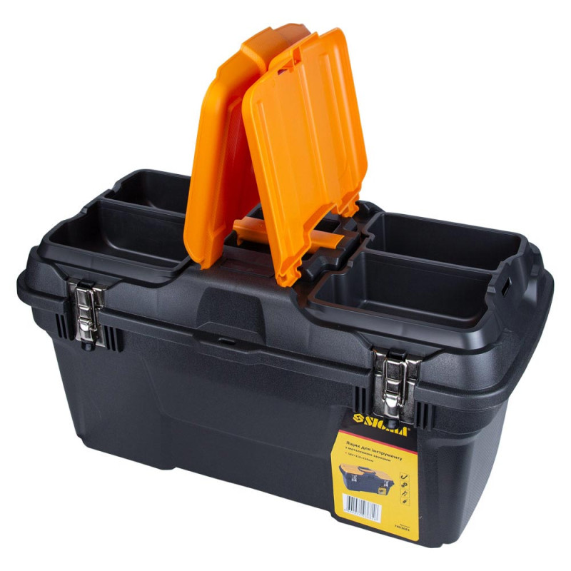 SIGMA Ящик для инструмента (металлические замки) 582×310×234мм (7403681)