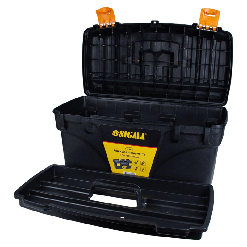 SIGMA Набор ящиков для инструмента 2в1 410×209×195мм, 535×291×280мм (7403881)