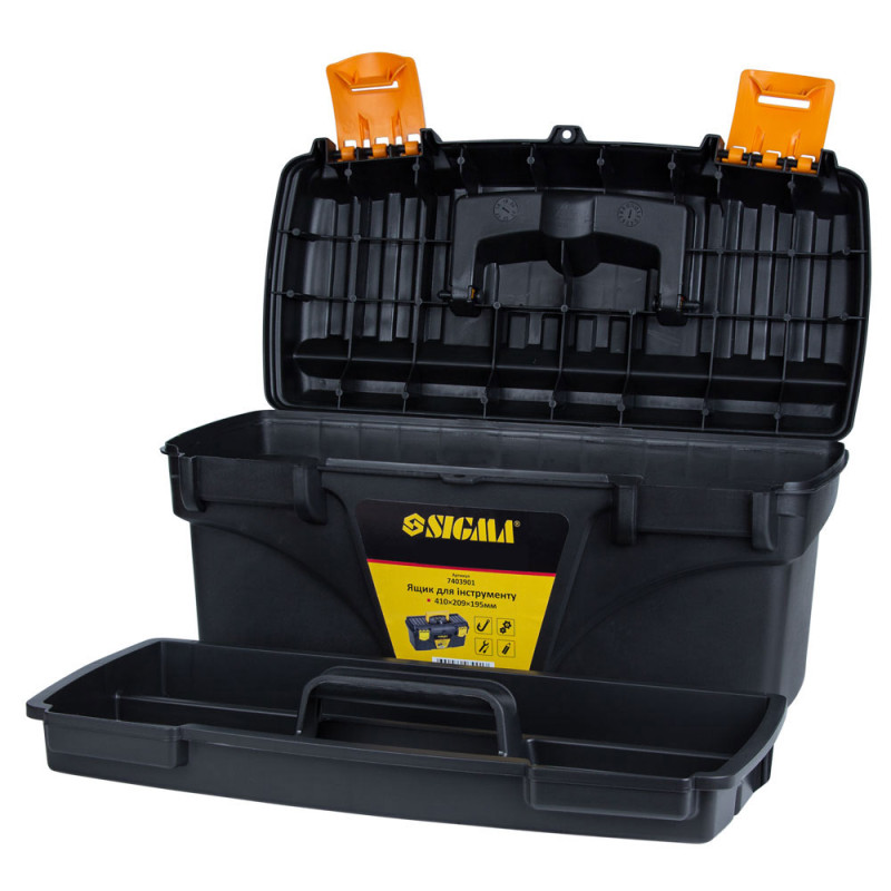 SIGMA Набор ящиков для инструмента 2в1 410×209×195мм, 535×291×280мм (7403881)