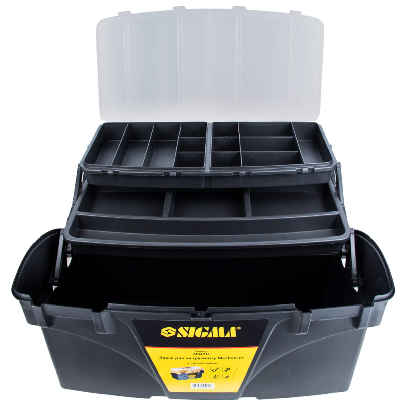 SIGMA Ящик для инструмента Mechanic 510×290×280мм (7404211)