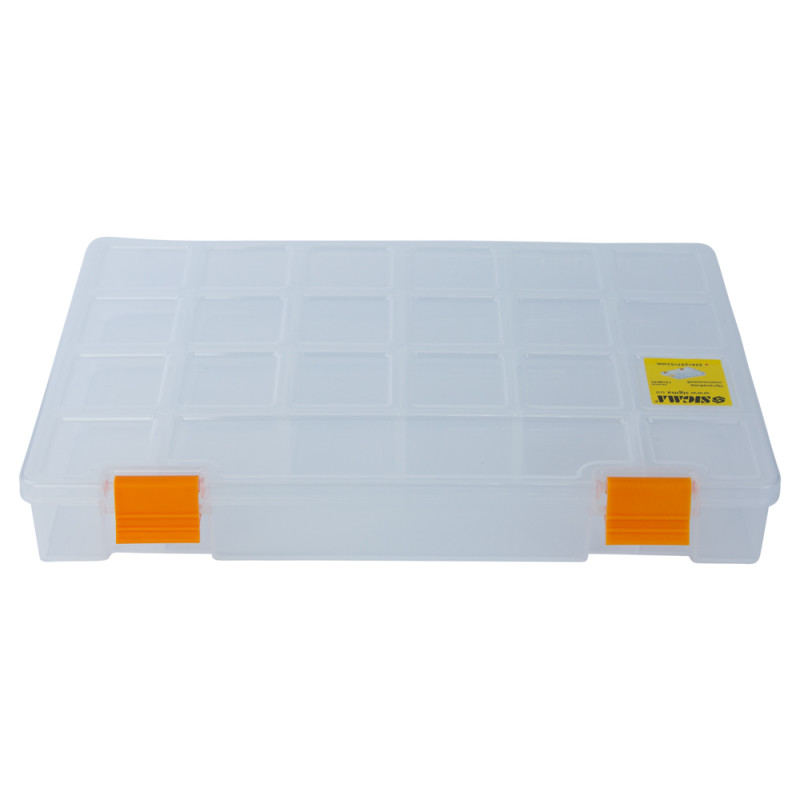 SIGMA Органайзер пластиковый (прозрачный) 276×203×42мм (7418041)