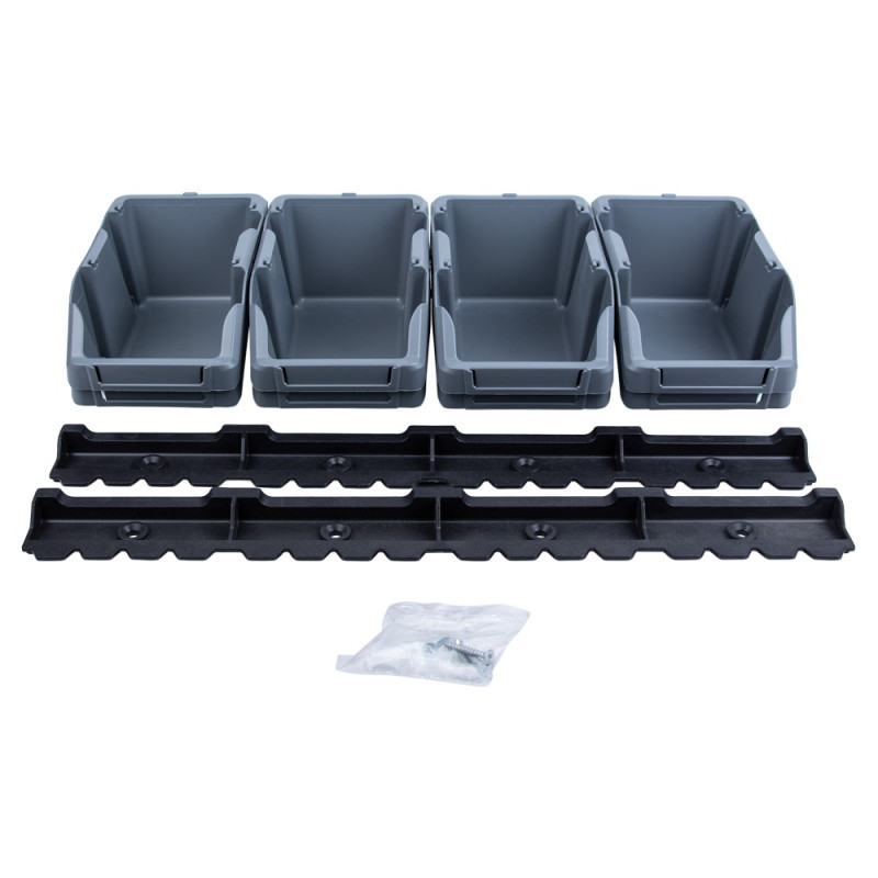 SIGMA Набор лотков для метизов 8шт с креплениями (серый) (7418291)