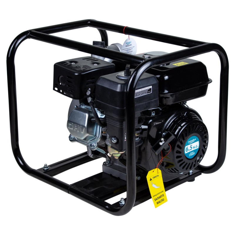 Aquatica Мотопомпа 7.5 к.с. Hmax 30м Qmax 35м³/год (4-ох тактний) AQ20CX (772531)