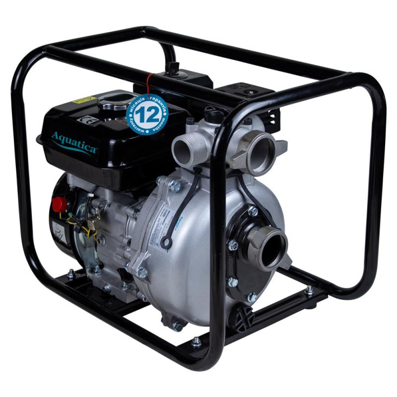Aquatica Мотопомпа 7.5 к.с. Hmax 70м Qmax 35м³/год (4-х тактний) (772535)