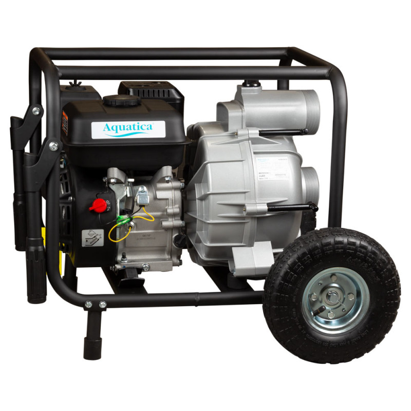 Aquatica Мотопомпа 7.5 к.с. Hmax 28м Qmax 70м³/год (4-х тактний) для брудної води (772537)