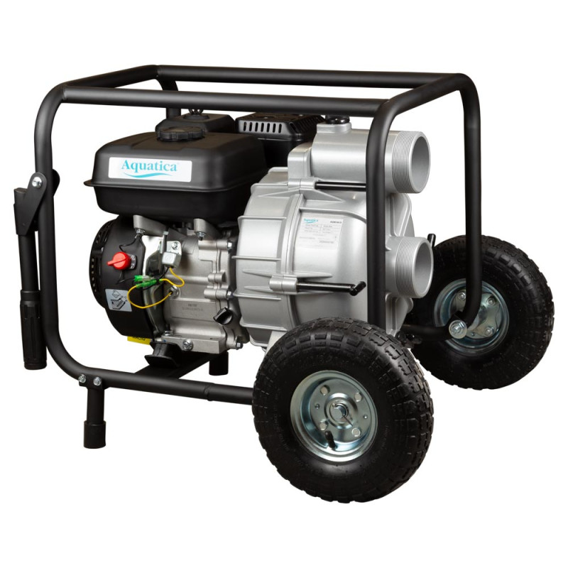 Aquatica Мотопомпа 7.5 к.с. Hmax 28м Qmax 70м³/год (4-х тактний) для брудної води (772537)