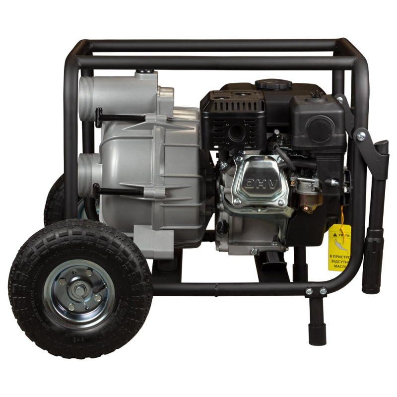 Aquatica Мотопомпа 7.5 к.с. Hmax 28м Qmax 70м³/год (4-х тактний) для брудної води (772537)