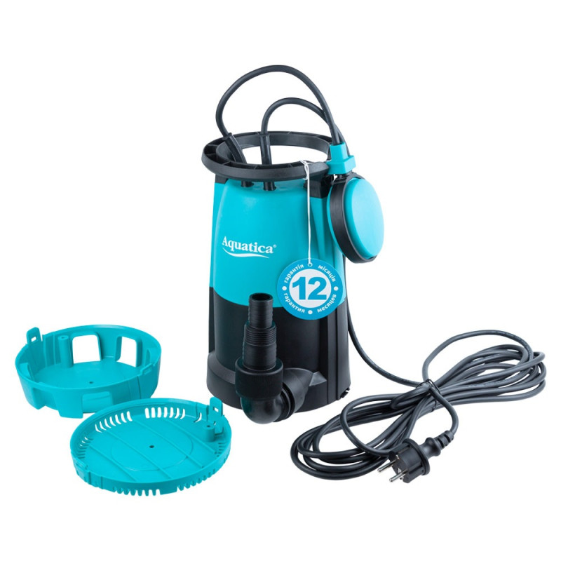 Aquatica Насос дренажний садовий 3в1 0.5кВт Hmax 6.1м Qmax 210л/хв XKJa500E (773133)