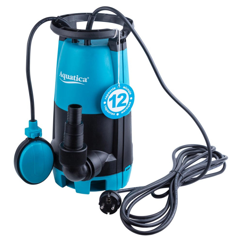 Aquatica Насос дренажний садовий 3в1 0.5кВт Hmax 6.1м Qmax 210л/хв XKJa500E (773133)