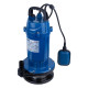 WETRON Насос дренажный 0.37кВт Hmax 15м Qmax 140л/мин QDX1.5w-16-0.37F (773191)