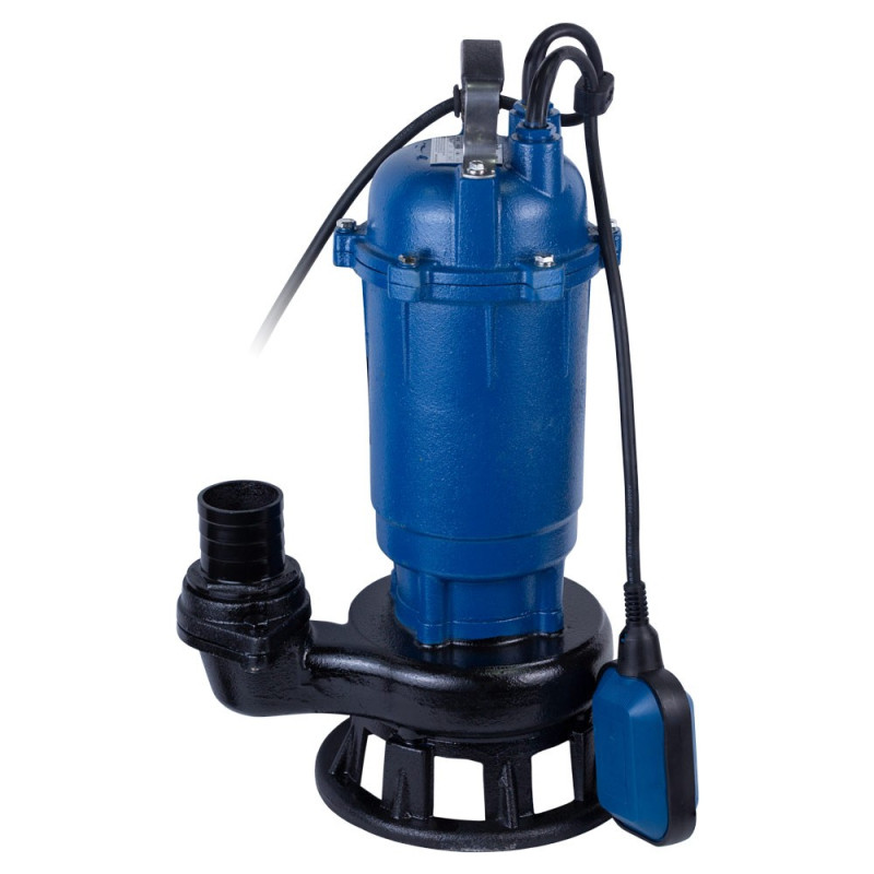 WETRON Насос канализационный 1.1кВт Hmax 12м Qmax 300л/мин с ножом WQDw10-8-1.1CF (773372)