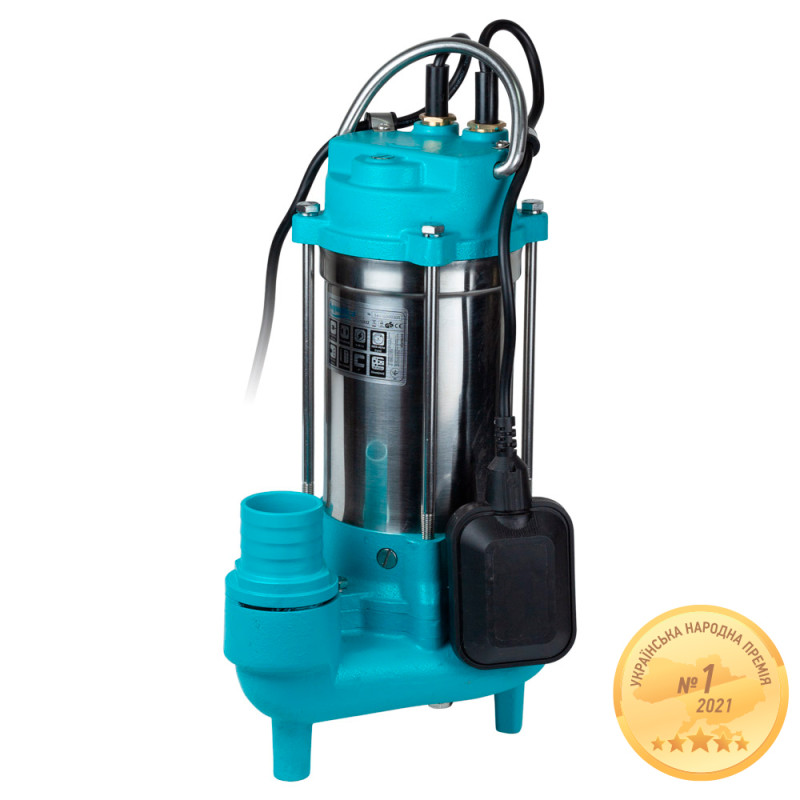 Aquatica Насос каналізаційний 0.75кВт Hmax 12м Qmax 225л/хв з ножем (нерж) (773432)