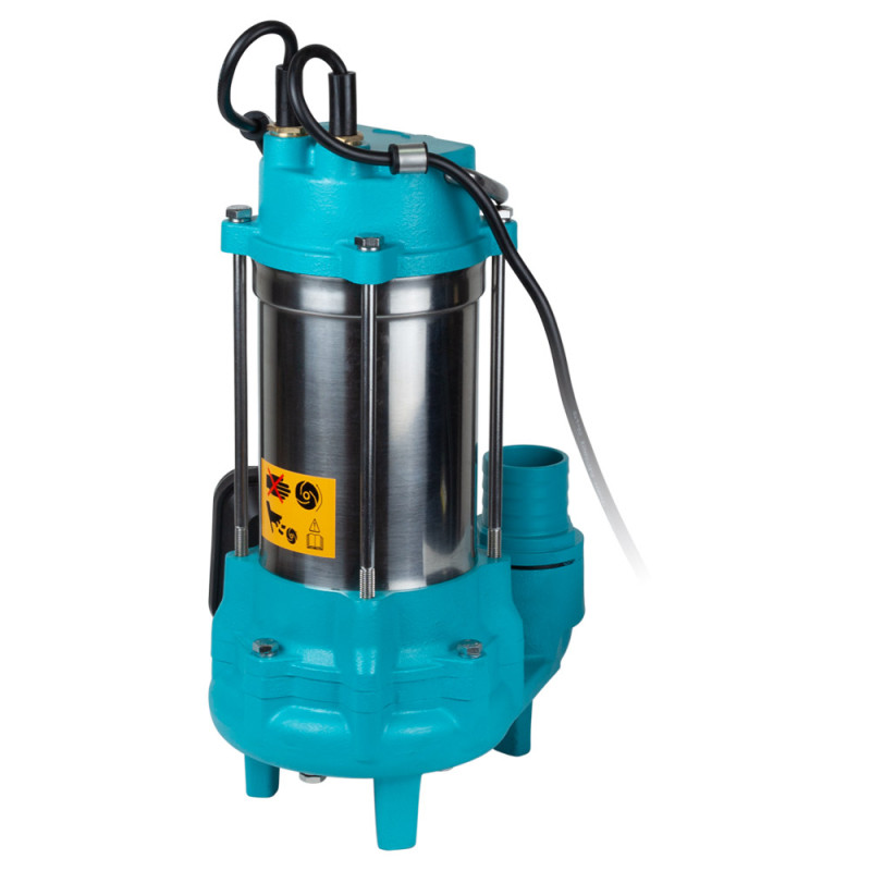 Aquatica Насос каналізаційний 0.75кВт Hmax 12м Qmax 225л/хв з ножем (нерж) (773432)