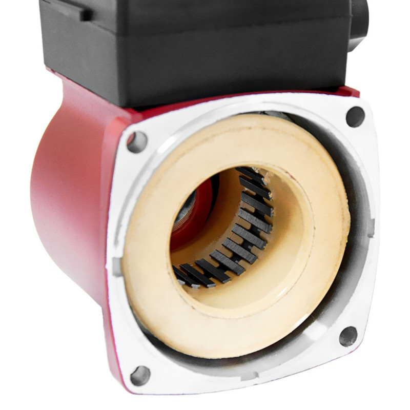 WETRON Насос циркуляционный 75Вт Hmax 4м Qmax 40л/мин Ø1½" 180мм бордо+гайки Ø1" LР525–4/180В (774212)