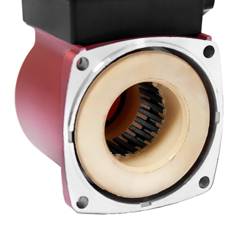 WETRON Насос циркуляционный 100Вт Hmax 6м Qmax 50л/мин Ø1½" 180мм бордо+гайки Ø1" LР525-6/180В (774232)