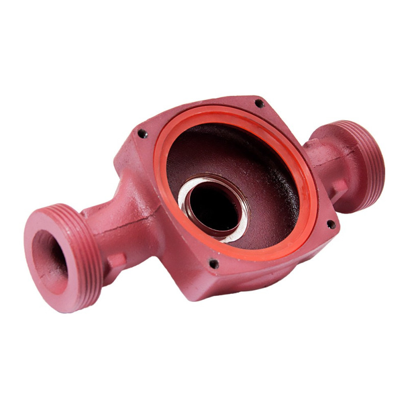 WETRON Насос циркуляционный 100Вт Hmax 6м Qmax 50л/мин Ø1½" 180мм бордо+гайки Ø1" LР525-6/180В (774232)