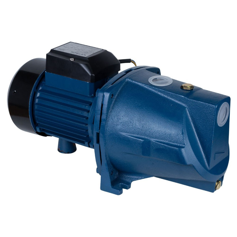 WETRON Насос центробежный самовсасывающий 0.75кВт Hmax 40м Qmax 80л/мин JSW10M (775033)