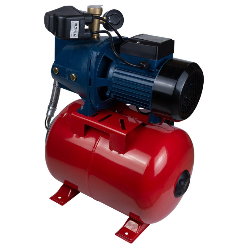 WETRON Станция 0.75кВт Hmax 40м Qmax 80л/мин (самовсасывающий насос) 24л Украина JSW10MA5 (775033/24)