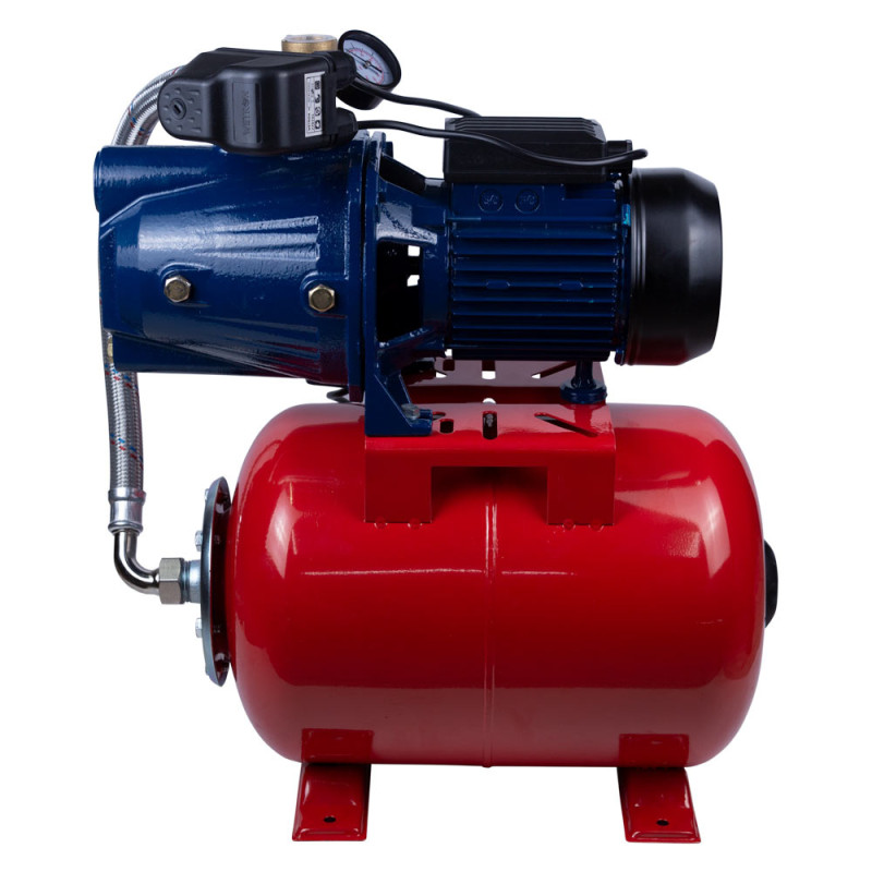 WETRON Станция 1.1кВт Hmax 52м Qmax 70л/мин (самовсасывающий насос) 24л Украина JET100AA5 (775038/24)