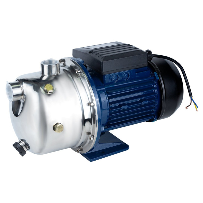 WETRON Насос центробежный самовсасывающий 1.1кВт Hmax 48м Qmax 60л/мин нерж JETS80 (775054)