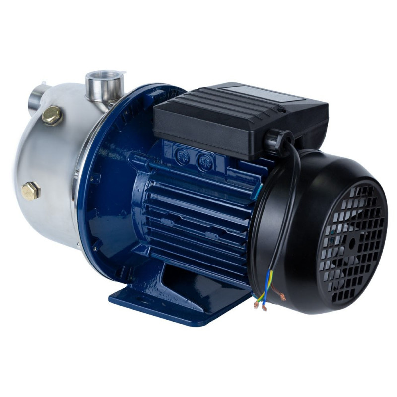 WETRON Насос центробежный самовсасывающий 1.1кВт Hmax 48м Qmax 60л/мин нерж JETS80 (775054)