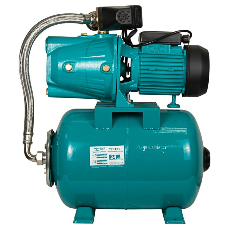 Aquatica Станція 1.1кВт Hmax 55м Qmax 70л/хв (самовсмоктуючий насос) 24л Україна (775088/24)