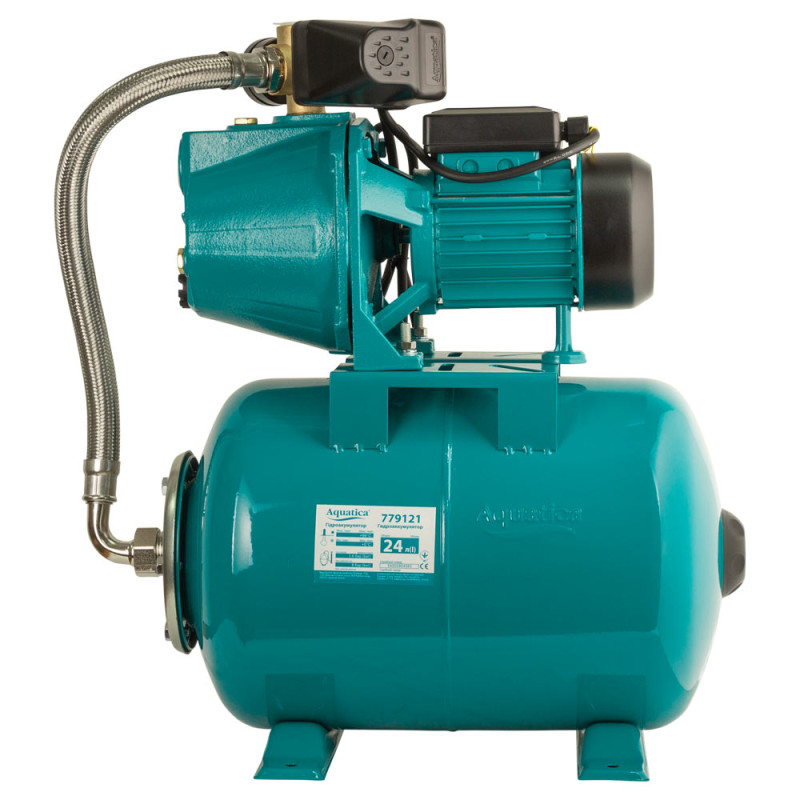 Aquatica Станція 0.75кВт Hmax48м Qmax 55л/хв (самовсмоктуючий насос) 24л Україна (775092/24)