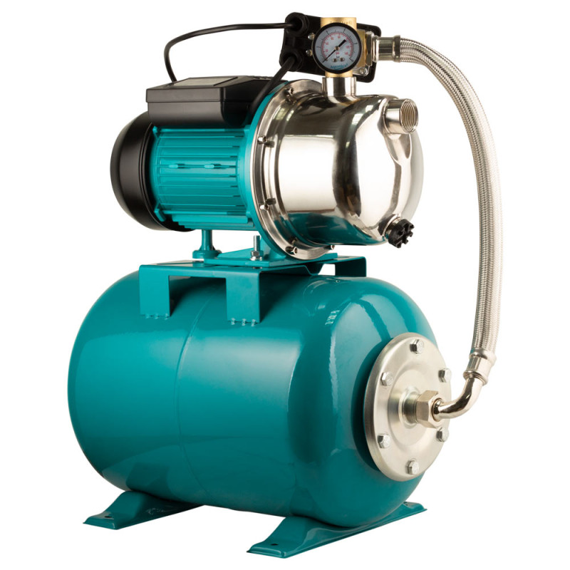 Aquatica Станція 0.75кВт Hmax 46м Qmax 50л/хв (самовсмоктуючий насос нерж) 24л Україна (775097/24)