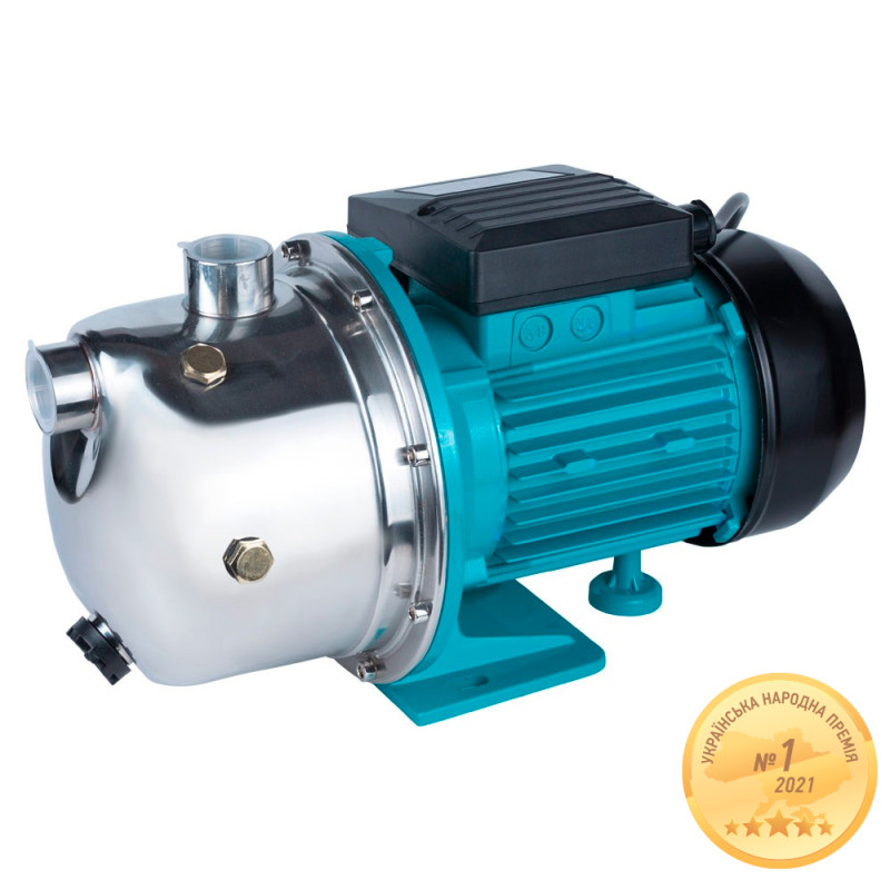 Aquatica Насос відцентровий самовсмоктуючий 1.1кВт Hmax 50м Qmax 60л/хв нерж JETSa80 (775098)