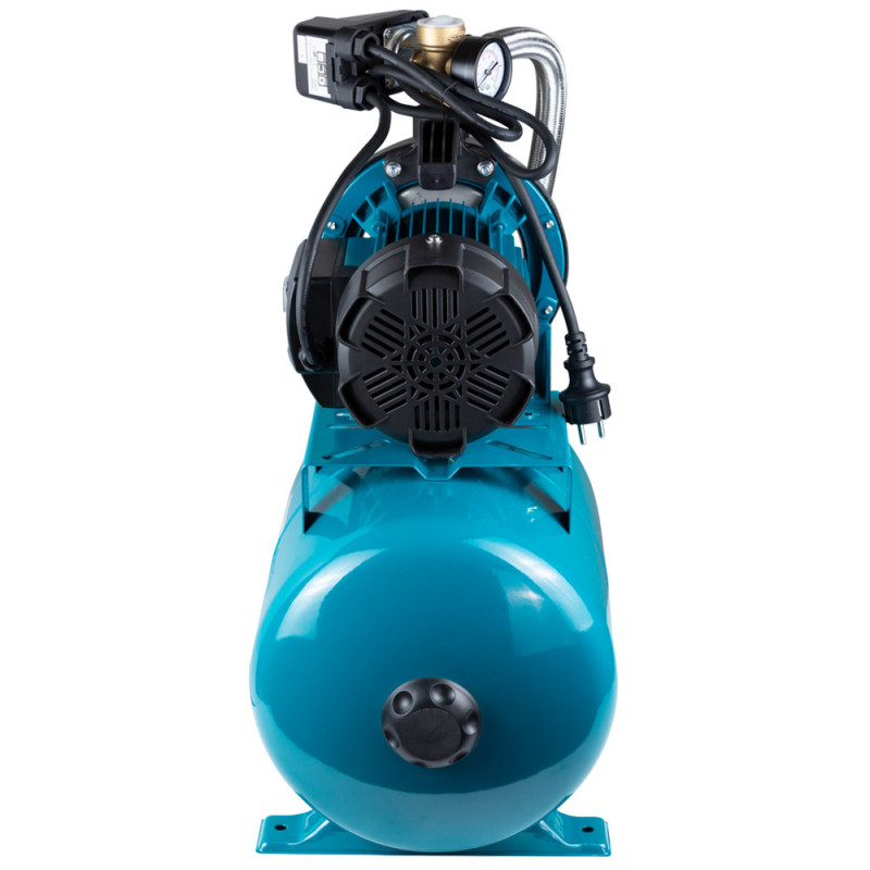 AquaticaLEO Станция 1.0кВт Hmax 44м Qmax 73л/мин пластик (самовсасывающий насос) 24л Украина EKJ-1002PA5/UA (775308/24)