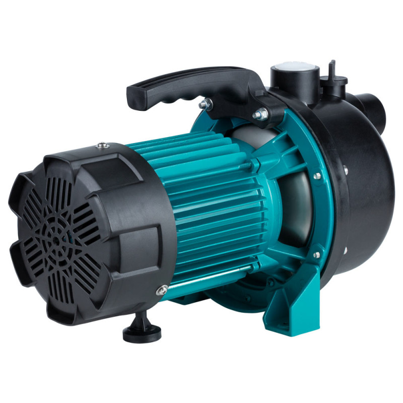 Leo Насос центробежный самовсасывающий 1.2КВт Hmax 48м Qmax 80л/мин пластик EKJ-1202P (775309)