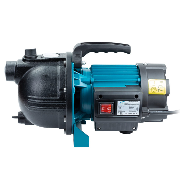 Leo Насос центробежный самовсасывающий 1.0кВт Hmax 44м Qmax 73л/мин EKJ-1002I (775347)