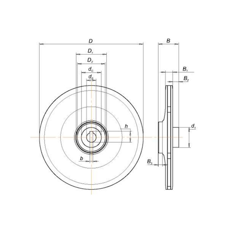 Aquatica Колесо робоче для відцентрових насосів (775383014)