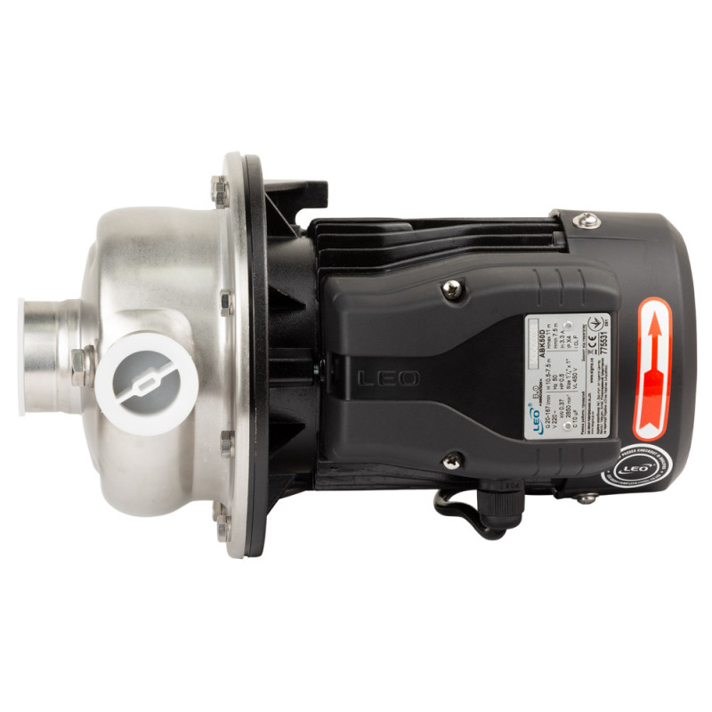 Leo Насос центробежный 0.37кВт Hmax 11м Qmax 167л/мин нерж 3.0 ABK50D (775531)