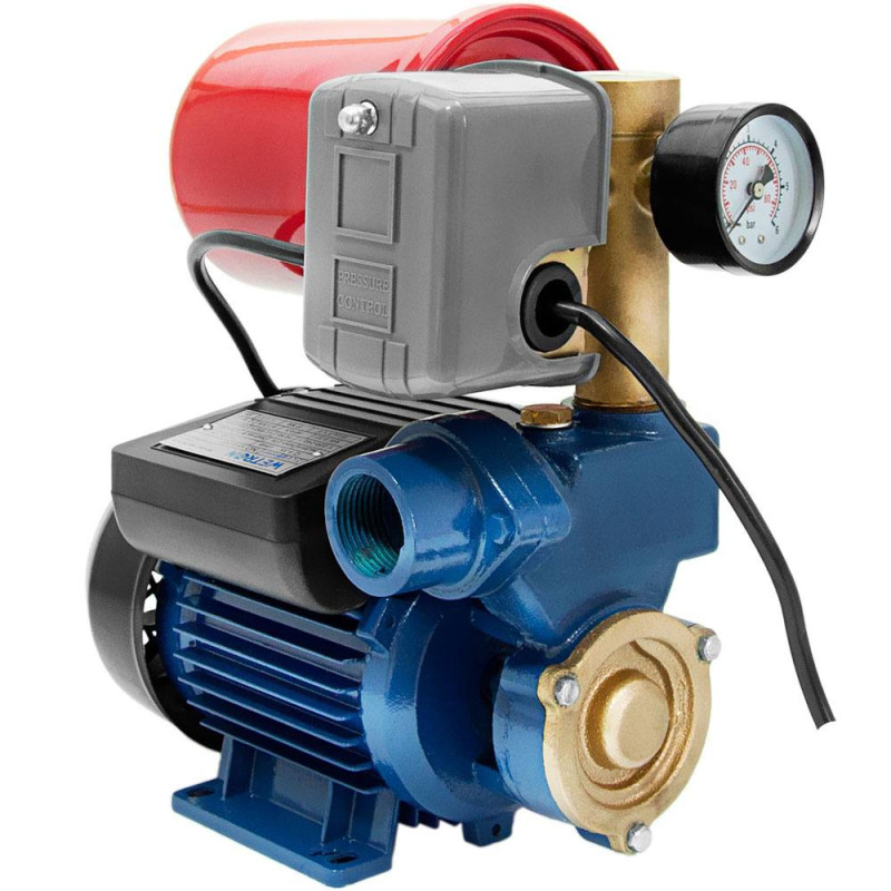 WETRON Станция 0.37 кВт Hmax 32 м Qmax 35 л/мин (вихревой насос) 1л AUTOGP125Z (776010)