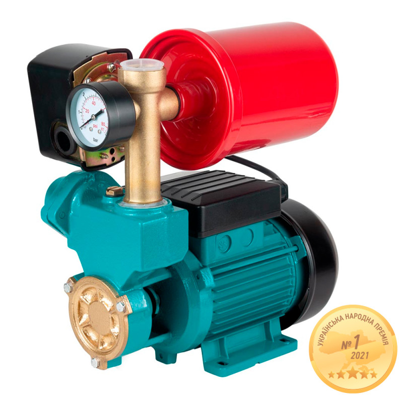 Aquatica Станція 0.37кВт Hmax 32м Qmax 40л/хв (вихровий насос) 1л AUTOGPa125ZA (776016)