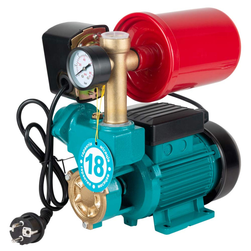 Aquatica Станція 0.37кВт Hmax 32м Qmax 40л/хв (вихровий насос) 1л AUTOGPa125ZA (776016)