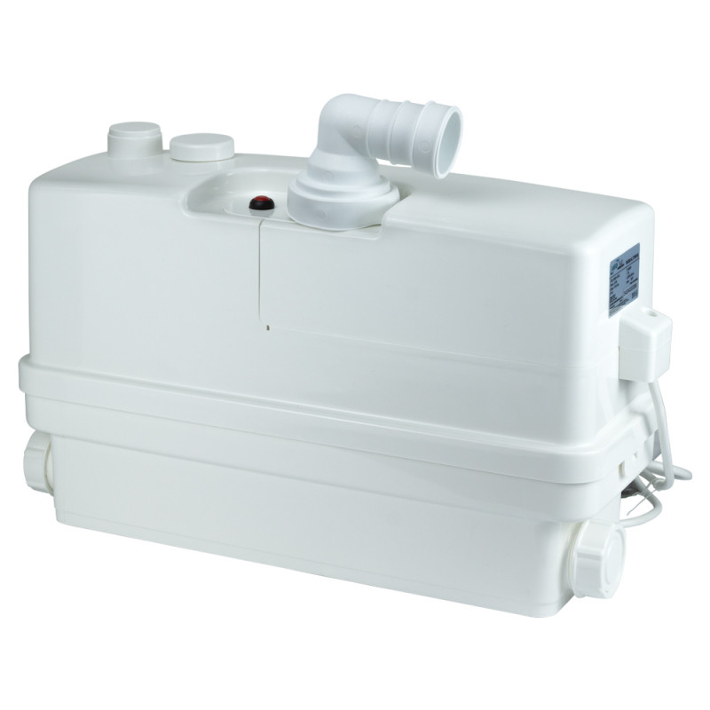 Leo Станция канализационная 0.6кВт Hmax 8.5м Qmax 110л/мин 3 входа + фронтальный вход 90мм 3.0 WC601A (776914)