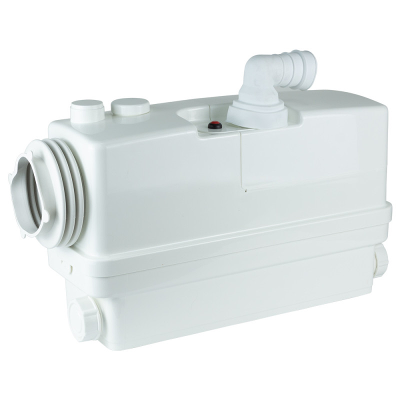 Leo Станция канализационная 0.6кВт Hmax 8.5м Qmax 110л/мин 3 входа + боковой вход 90мм 3.0 WC601В (776916)